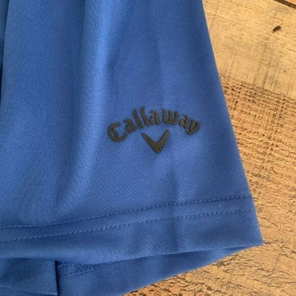 Callaway Opti-Dri Golf Shirt Mens M Magnetic Blue NWT - Picture 5 of 9